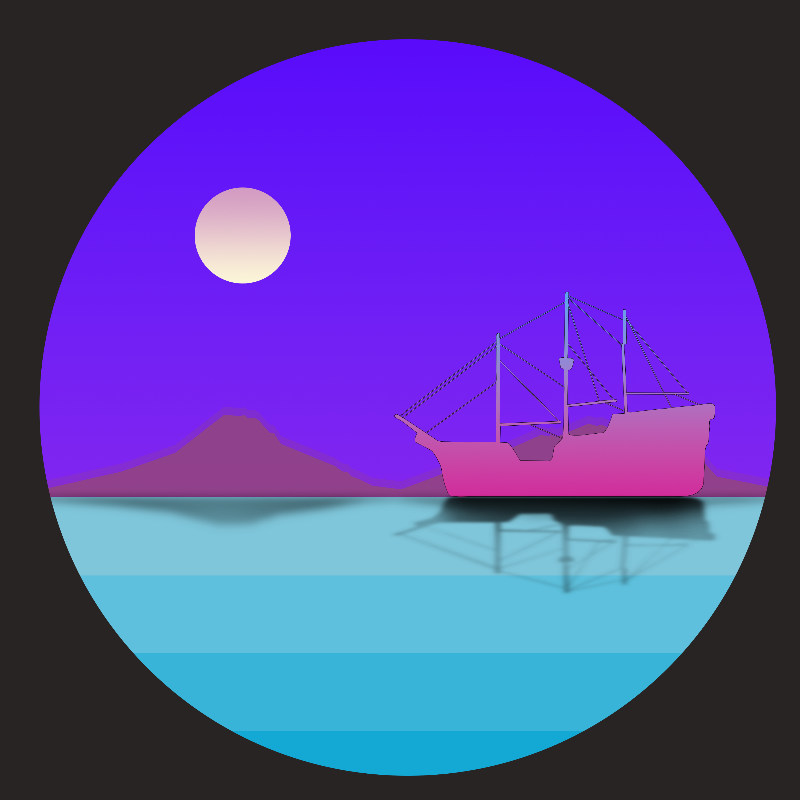 Boat on the sea #9