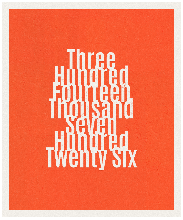 Count #314726