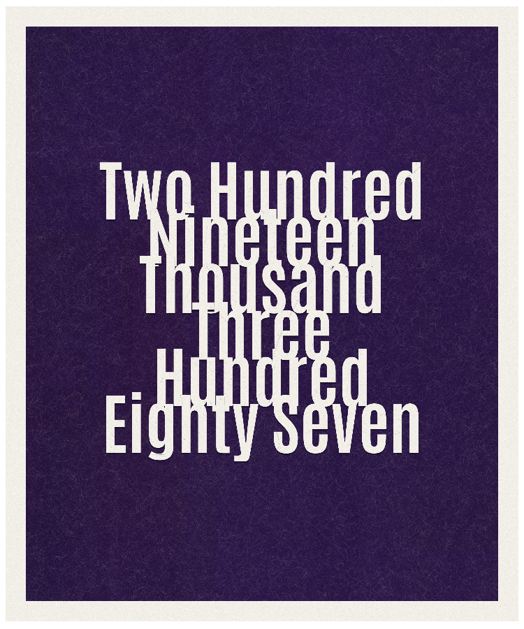 Count #219387