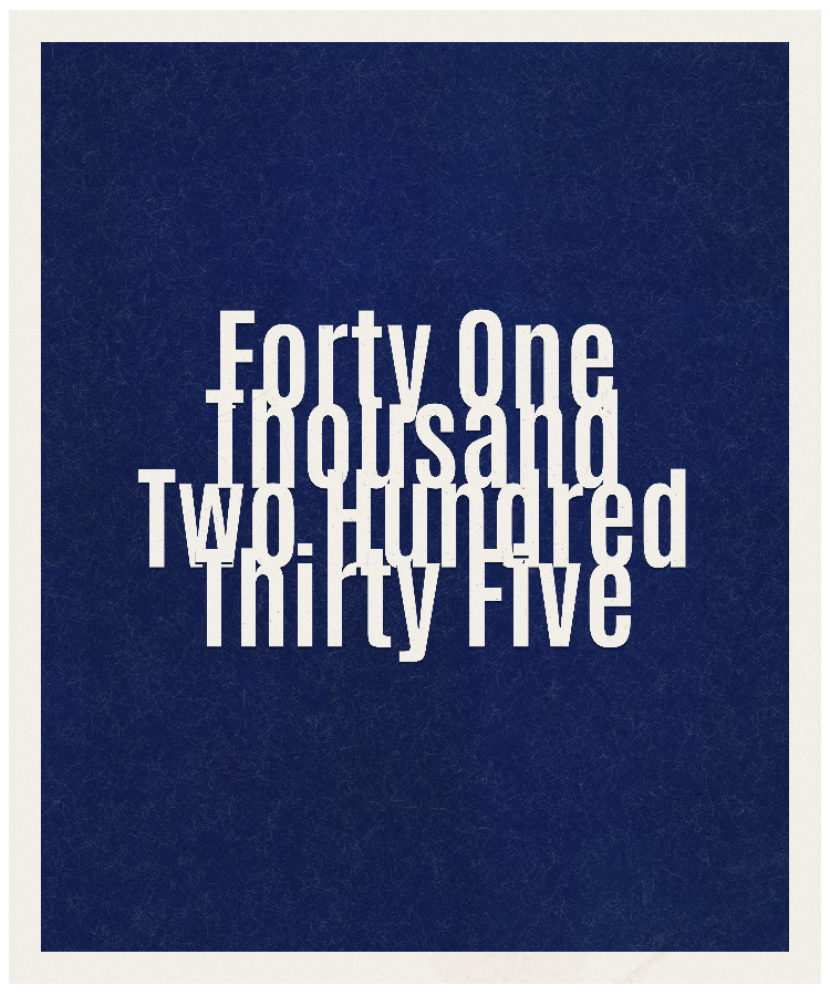 Count #41235