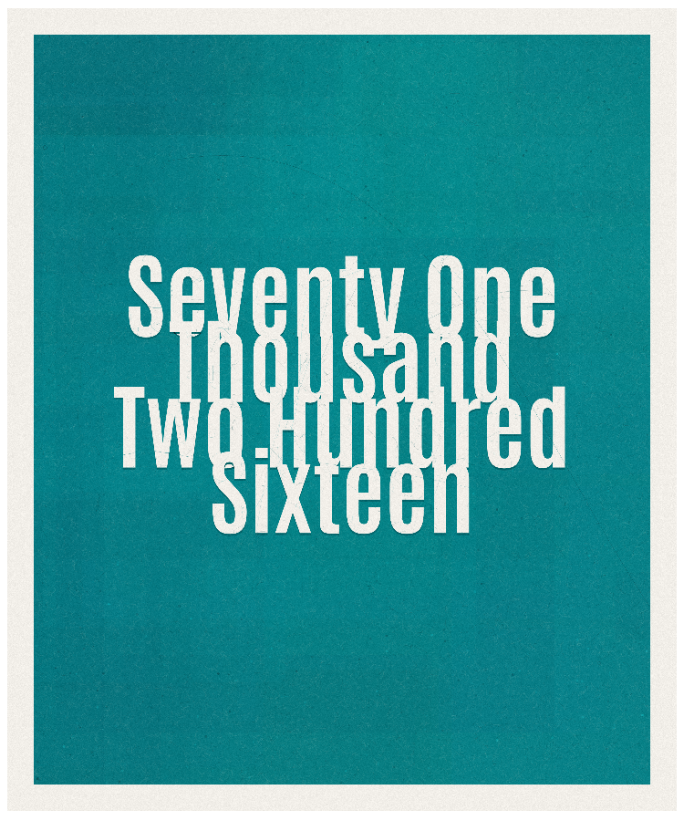 Count #71216