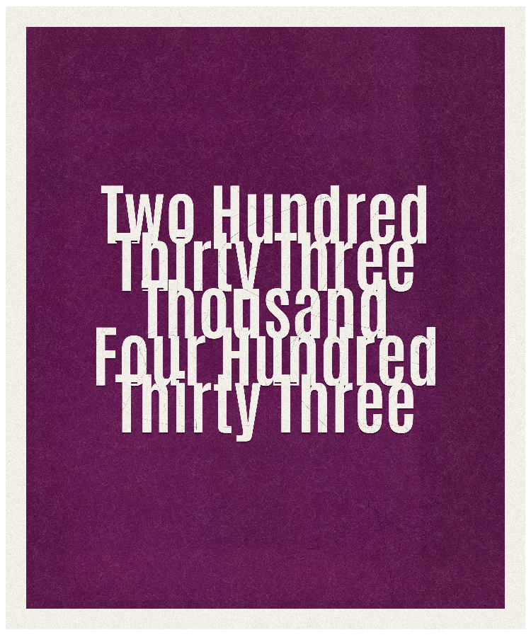Count #233433