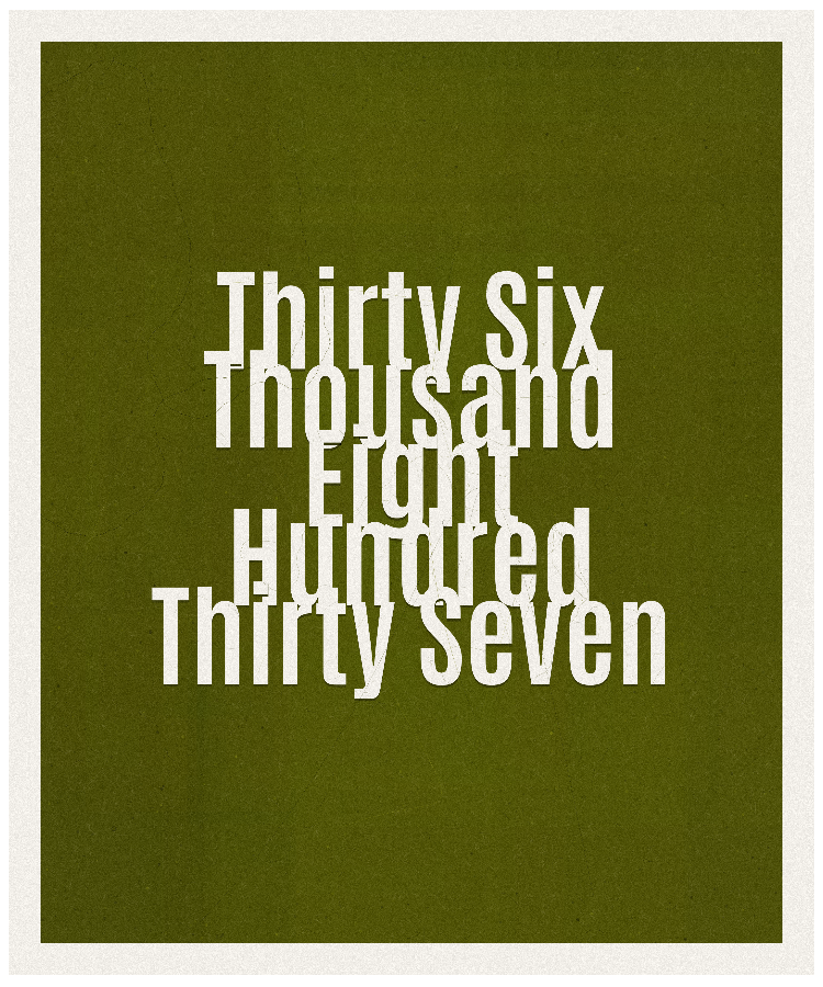 Count #36837