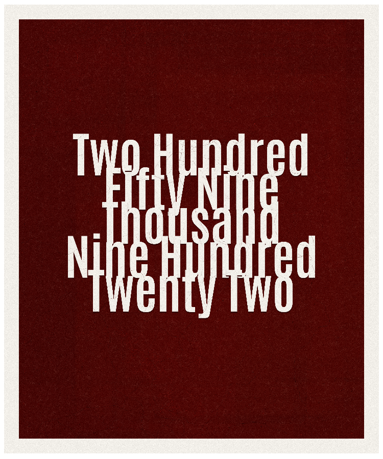 Count #259922