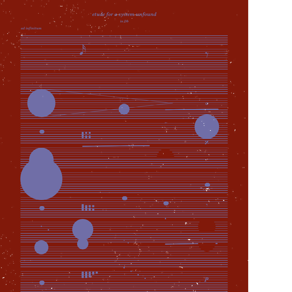 etude for a system unfound #154