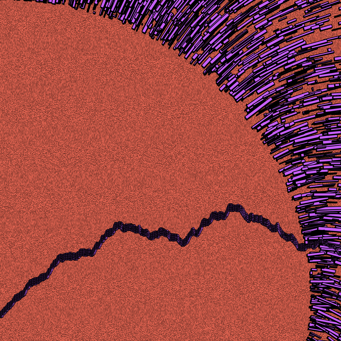 Walk with noise curve #205