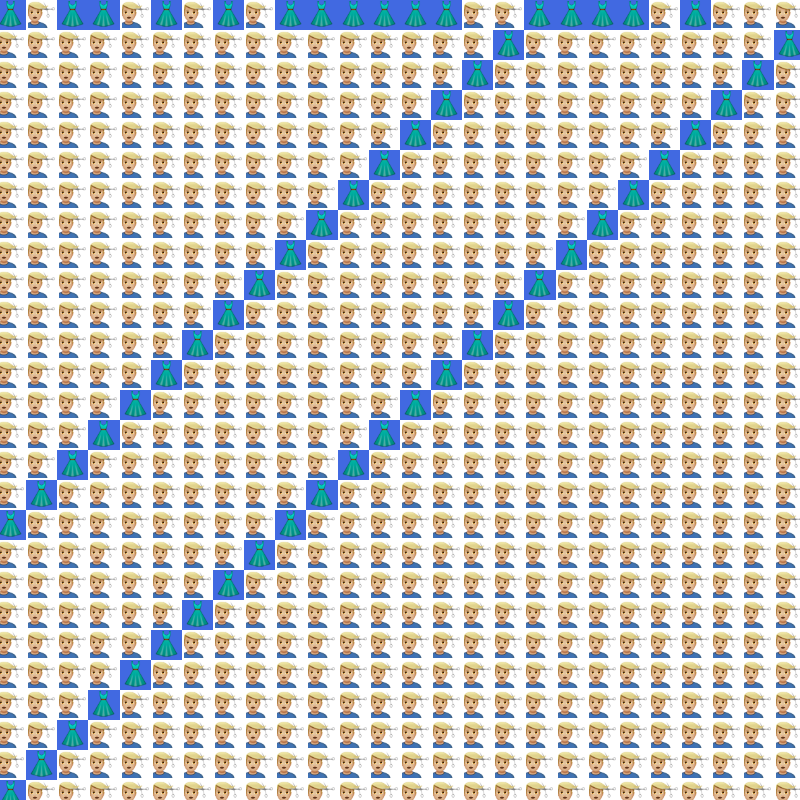 Elementary Cellular Emoji Automata #79