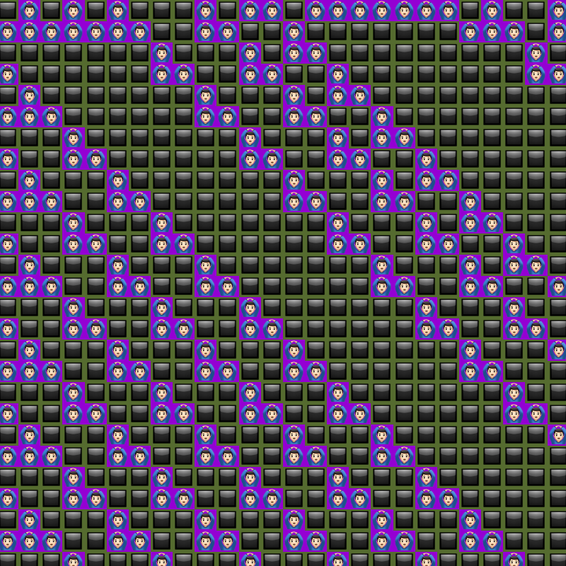 Elementary Cellular Emoji Automata #974