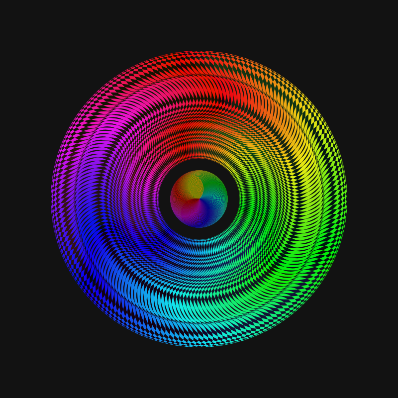 Harlequin's Wheel #24