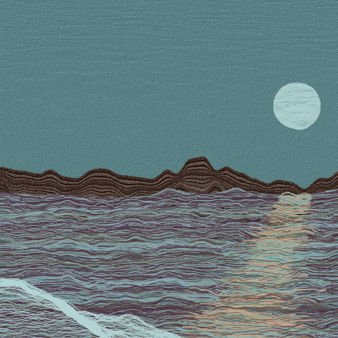 Moonlit Sea #290