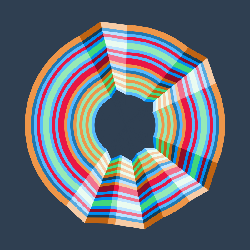 Folded Circle #12
