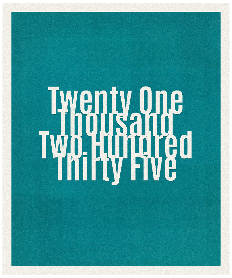 Count #21235