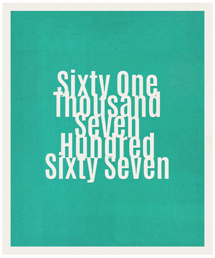 Count #61767