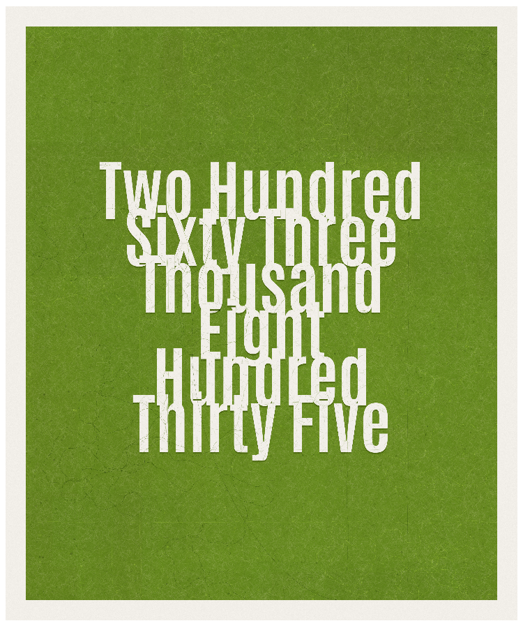 Count #263835