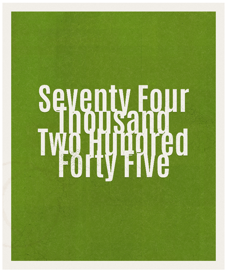 Count #74245