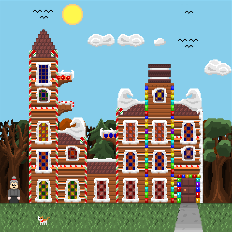 2D Mansion Candy House #111