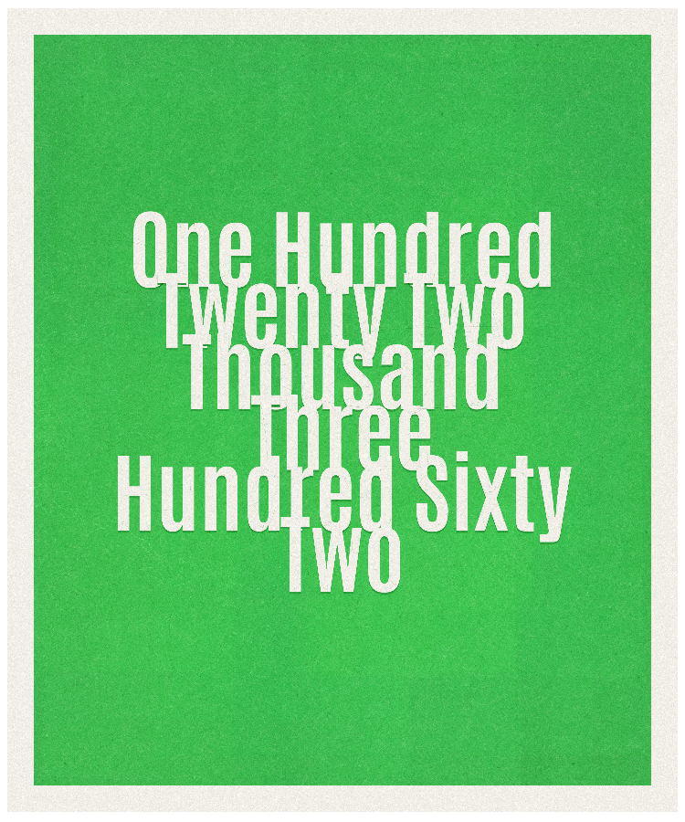 Count #122362