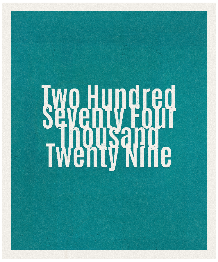 Count #274029