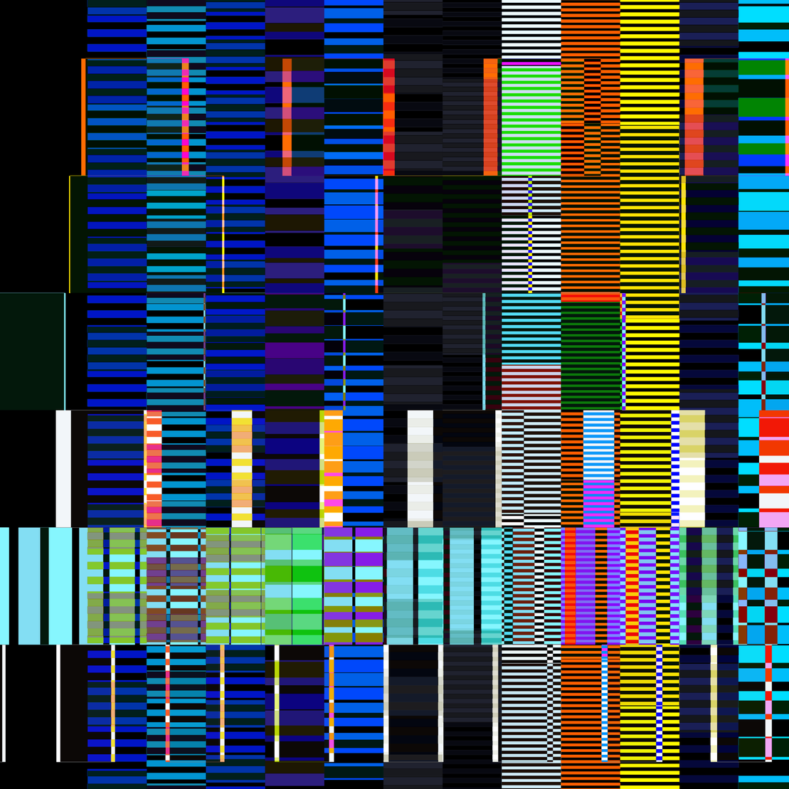 Glitchometry Stripes #32