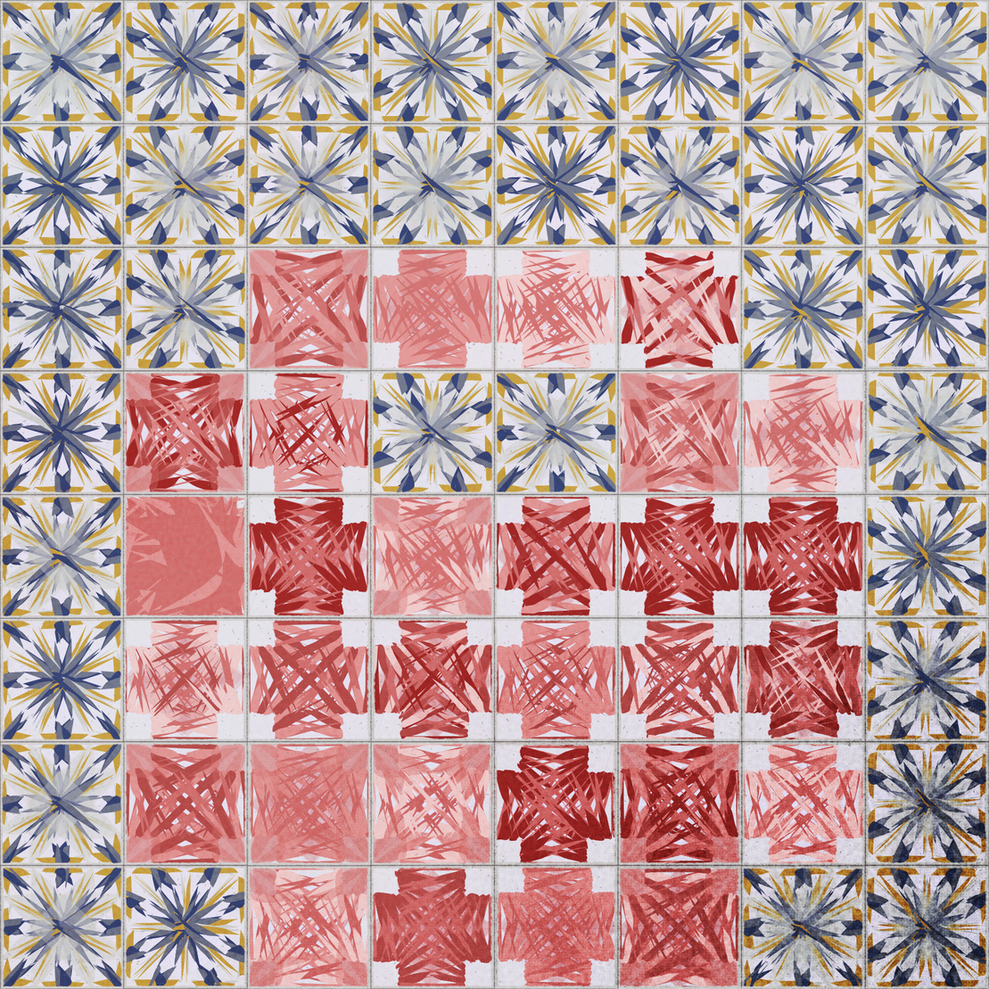 Glimpse Of Geometrical Azulejos #15