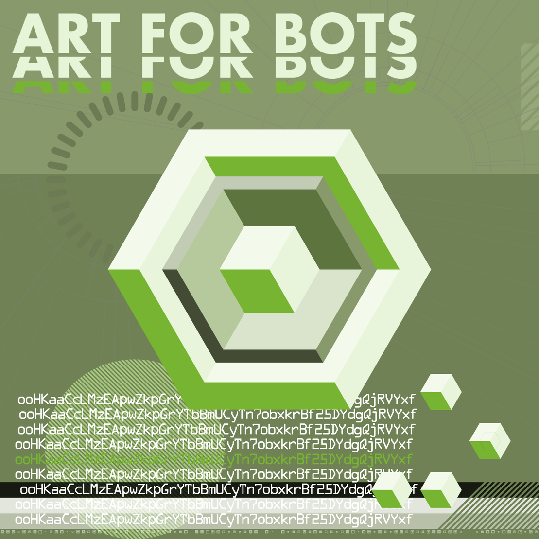 Hexagones - Art for Bots for Humans #11