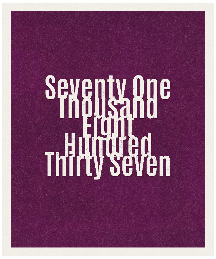 Count #71837