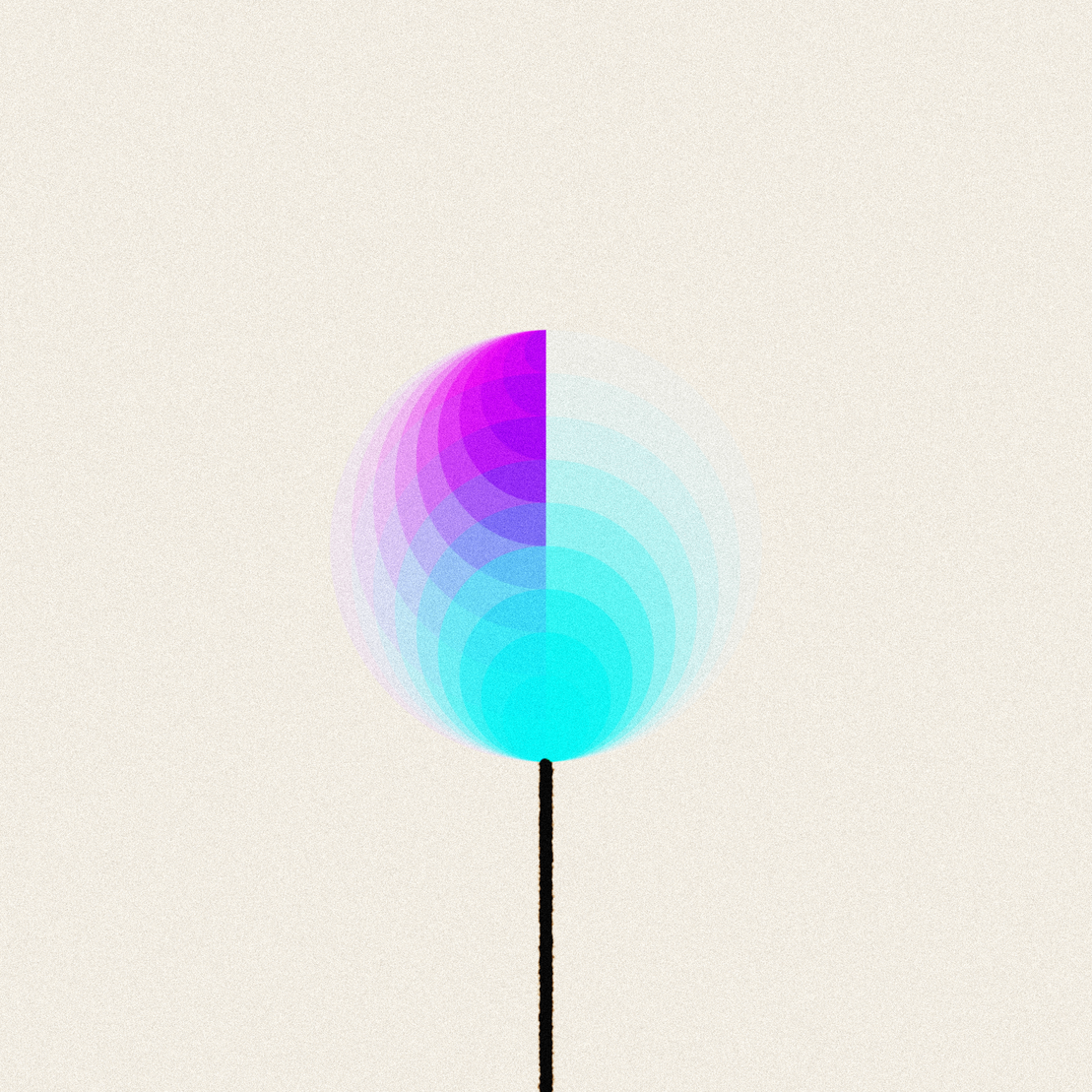 Fx(hash) Generative Birthday Candle #129