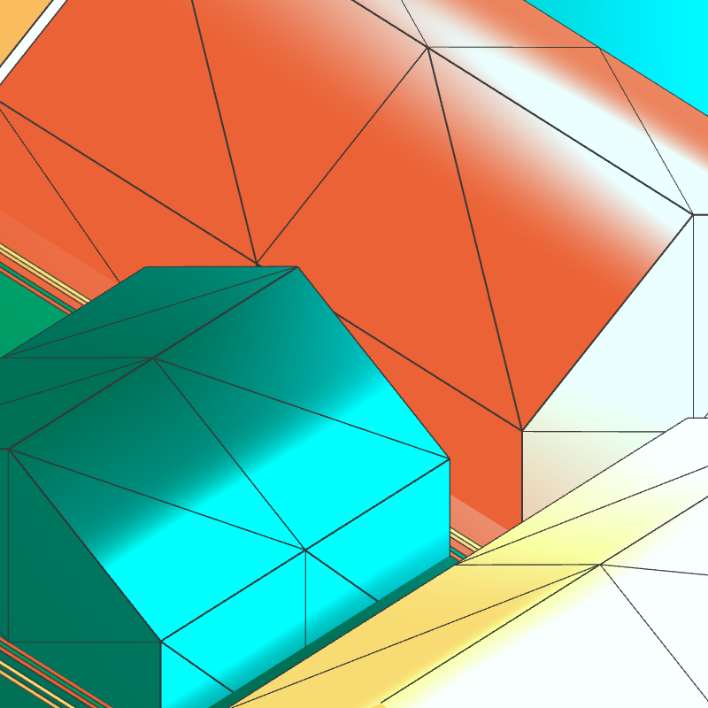Geometric city #167
