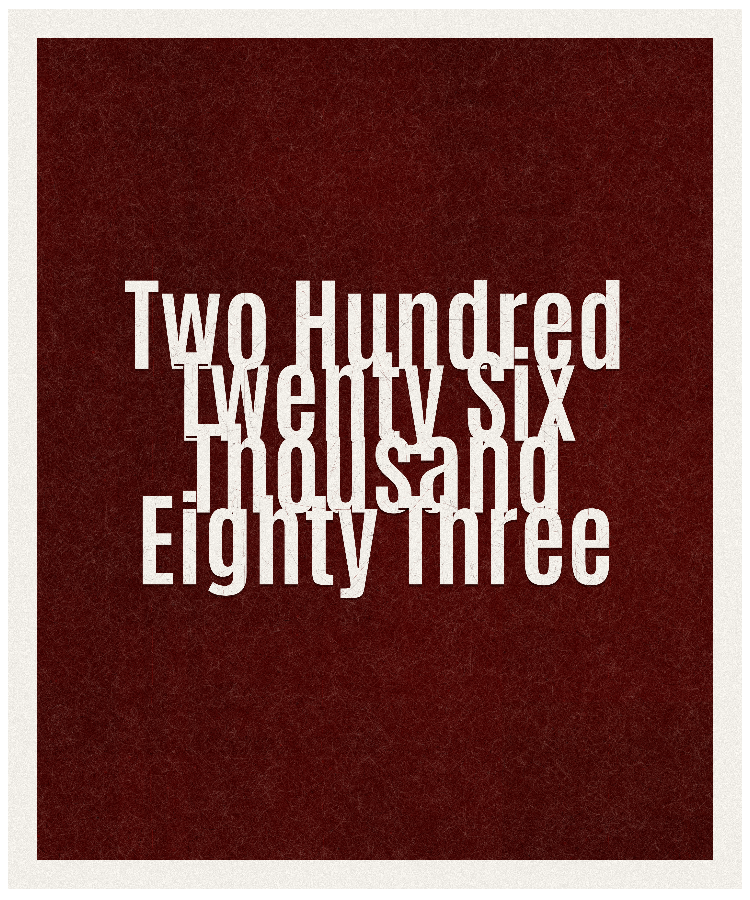 Count #226083
