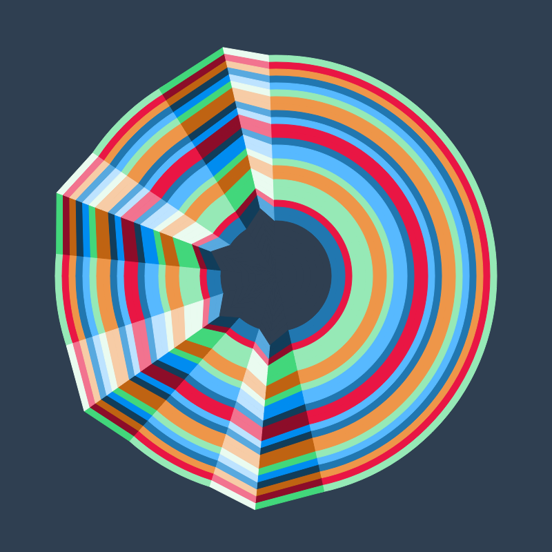 Folded Circle #40