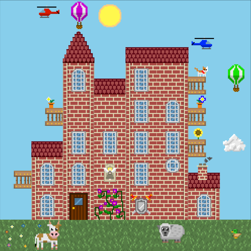2D Mansion #744