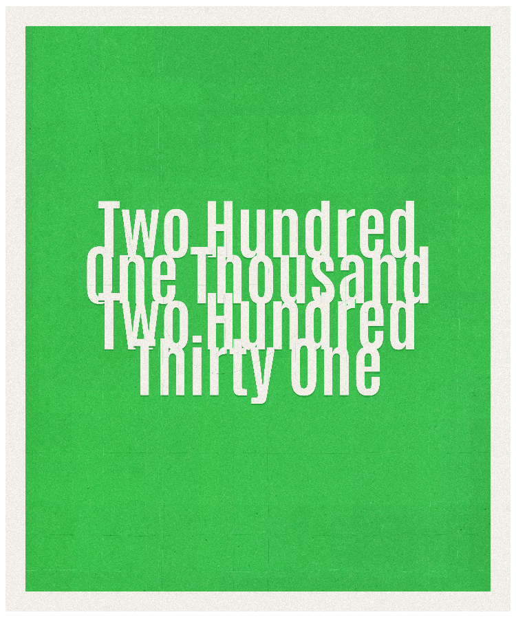 Count #201231