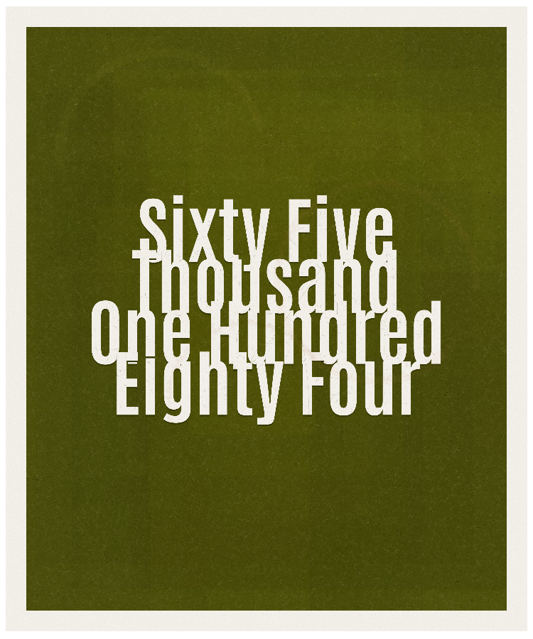 Count #65184