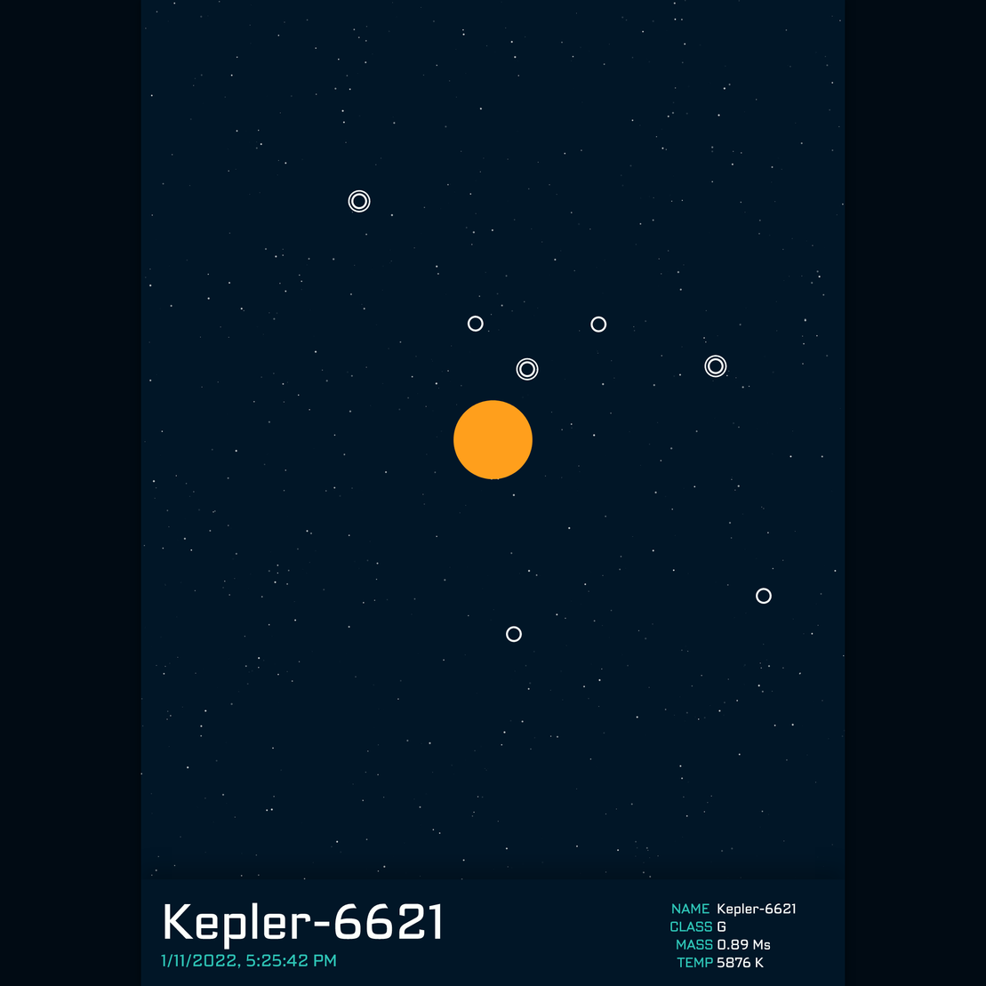 PLANETARY SYSTEM #106