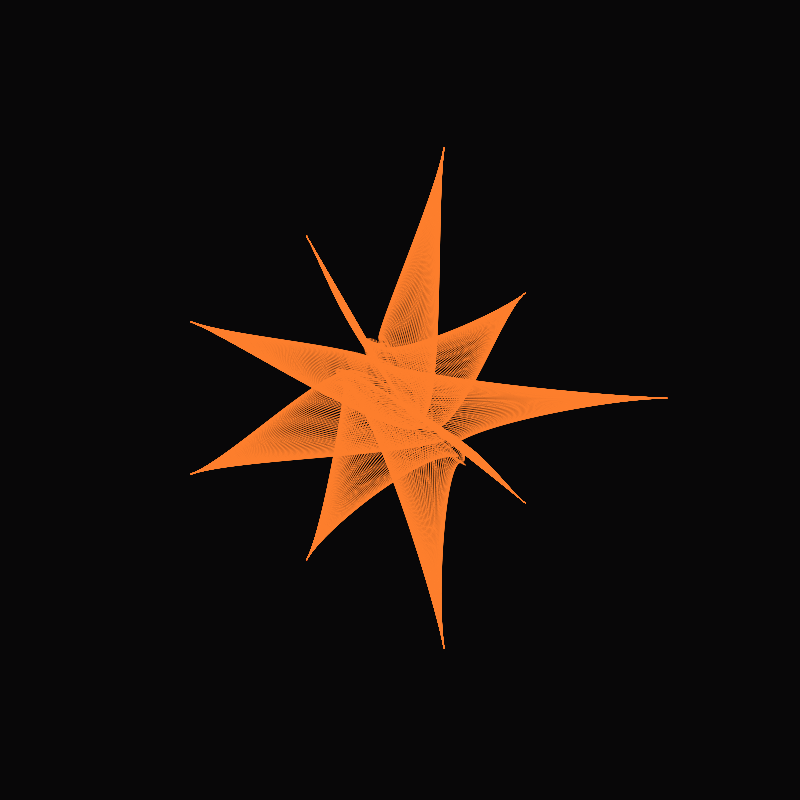 Bezier Stars #5