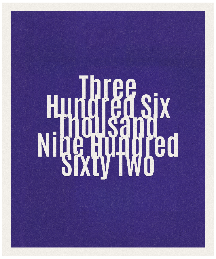Count #306962