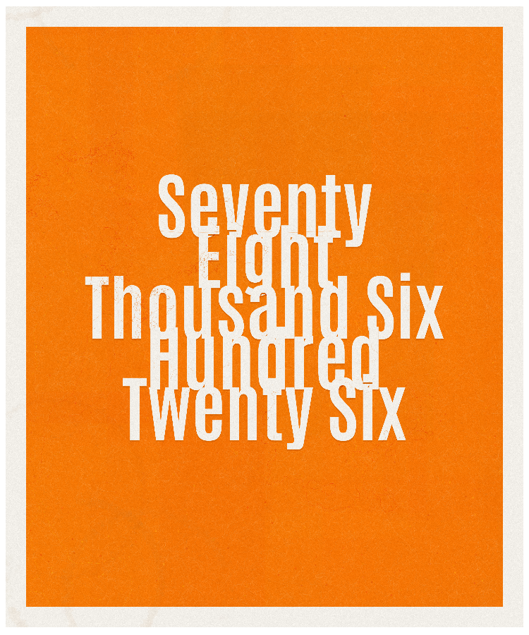 Count #78626