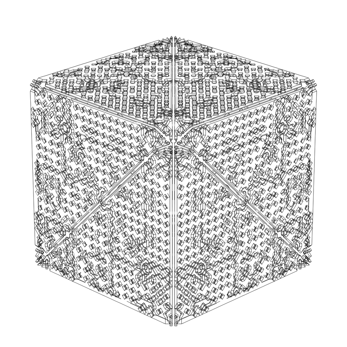 LL21 Alien Art Cube #306