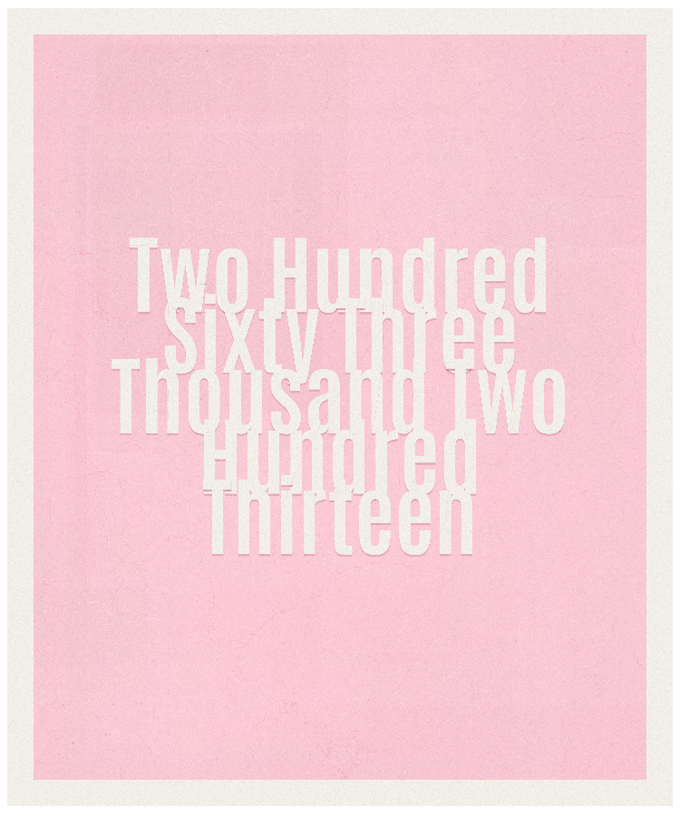 Count #263213