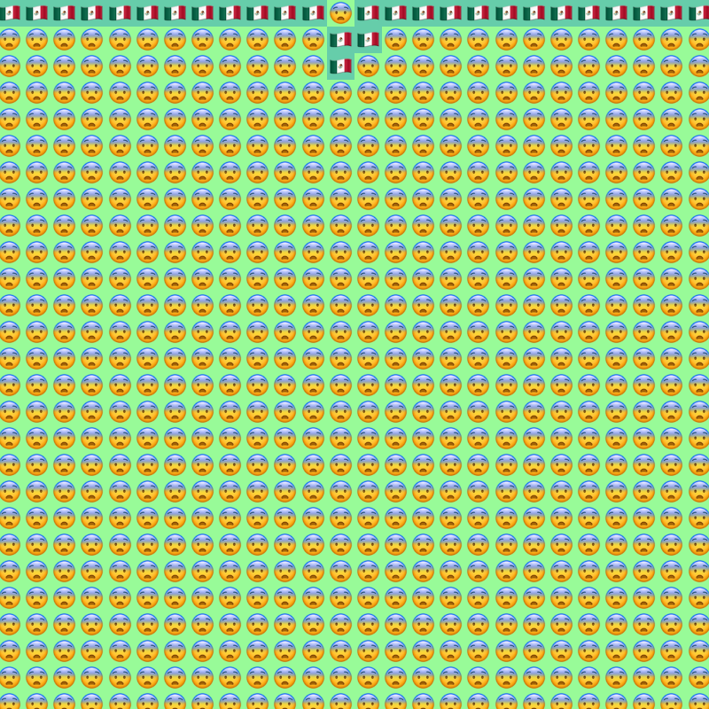 Elementary Cellular Emoji Automata #653