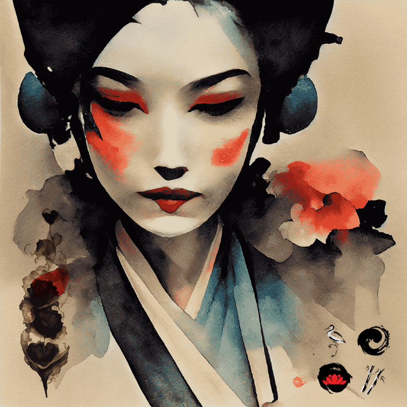 Black Rose and Geisha #16