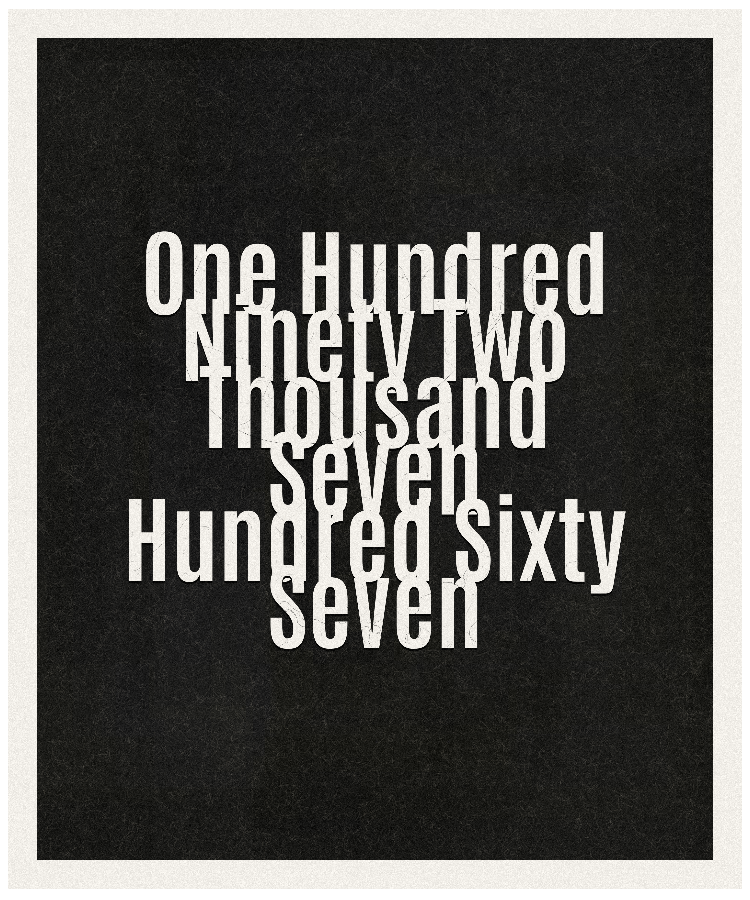 Count #192767