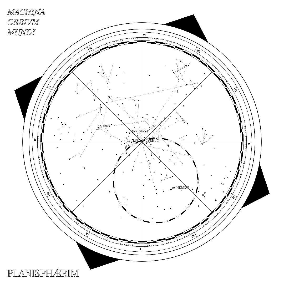 A Fictional Map Of Constellations #39