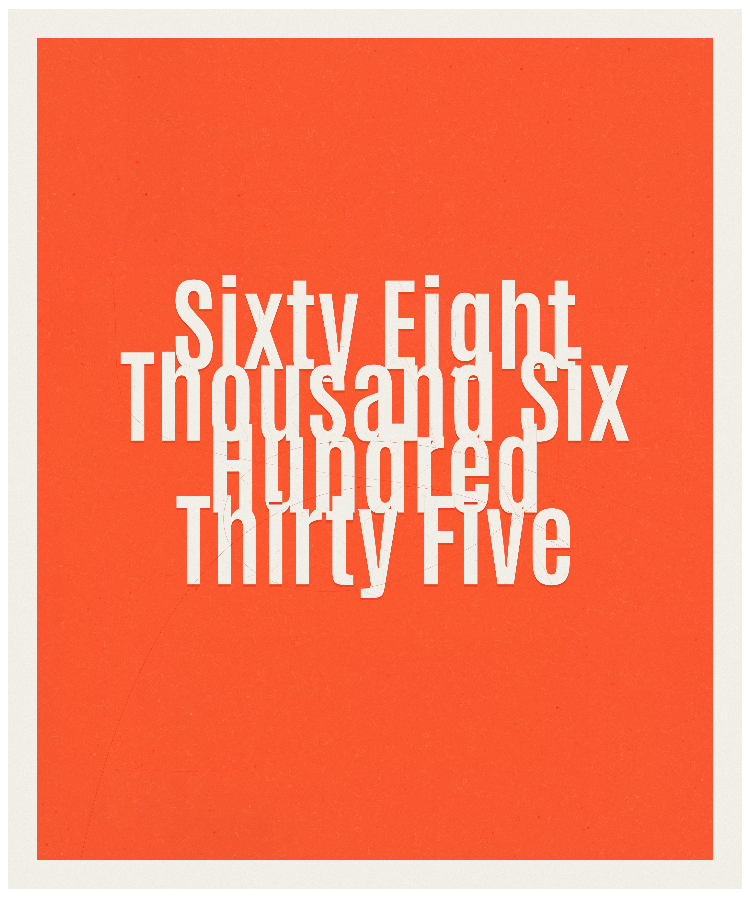 Count #68635