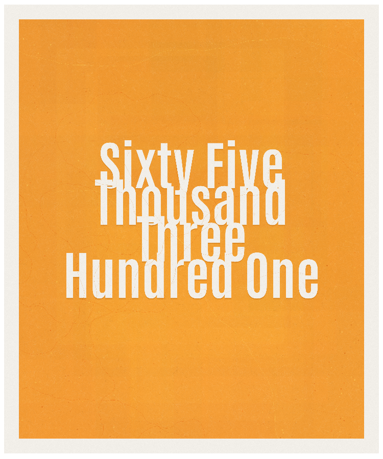 Count #65301