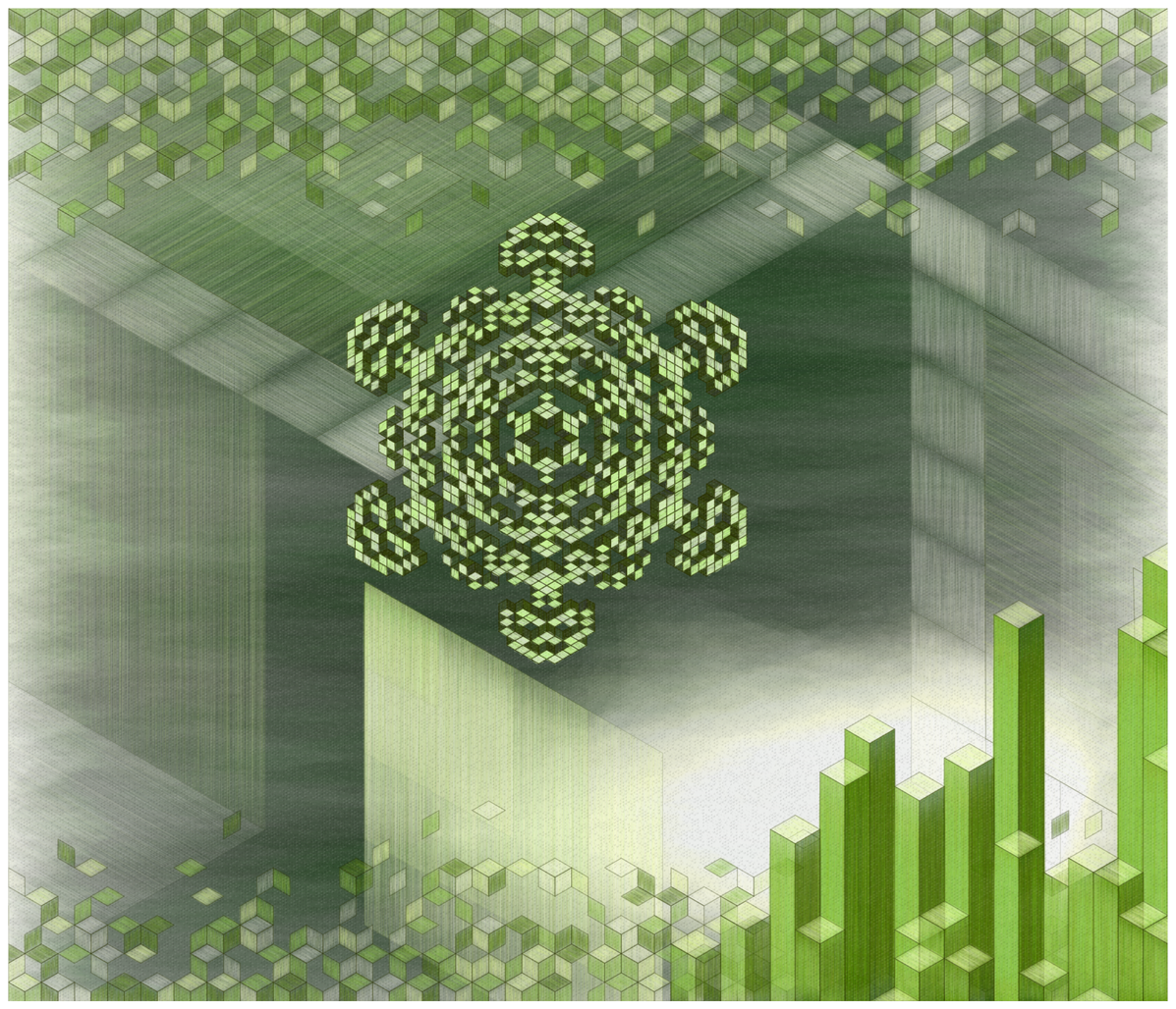 View From Our Window Depicted In Rhombuses #10