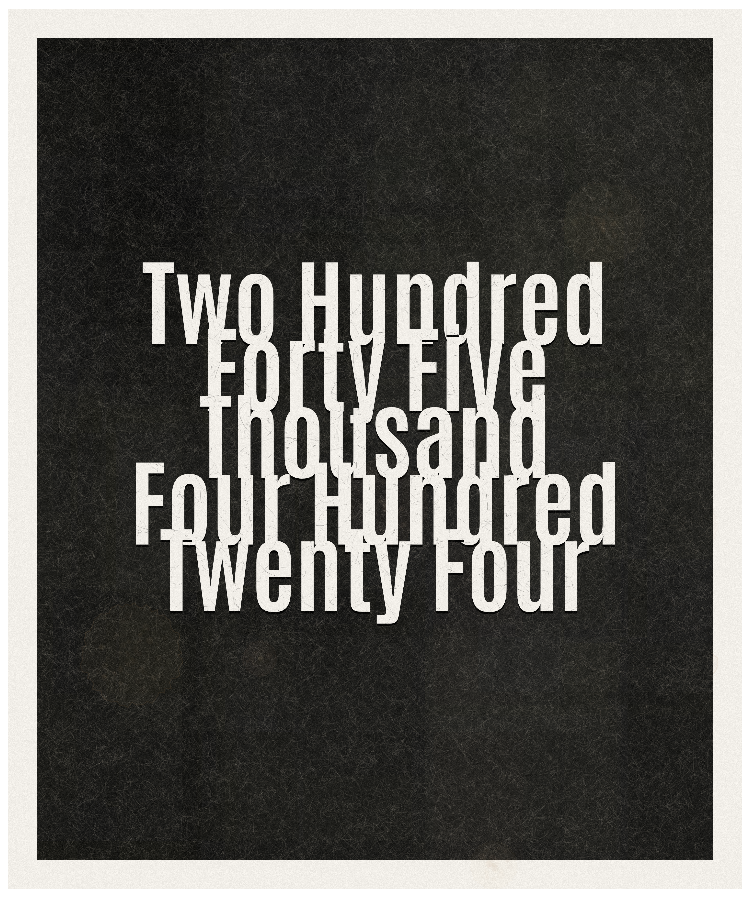 Count #245424