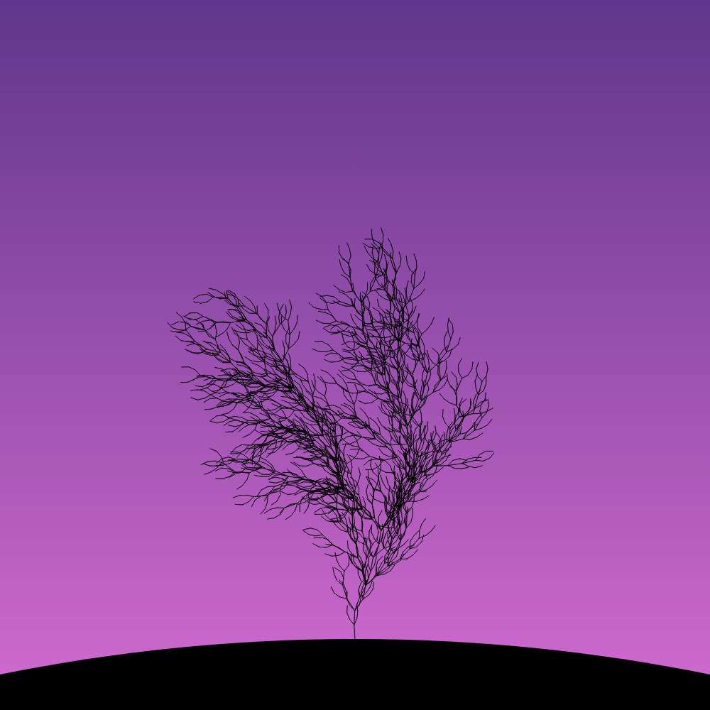 Fractal-Lsystem Tree #11