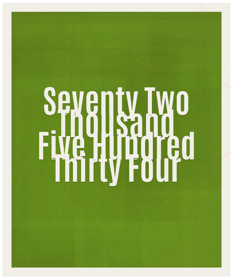 Count #72534