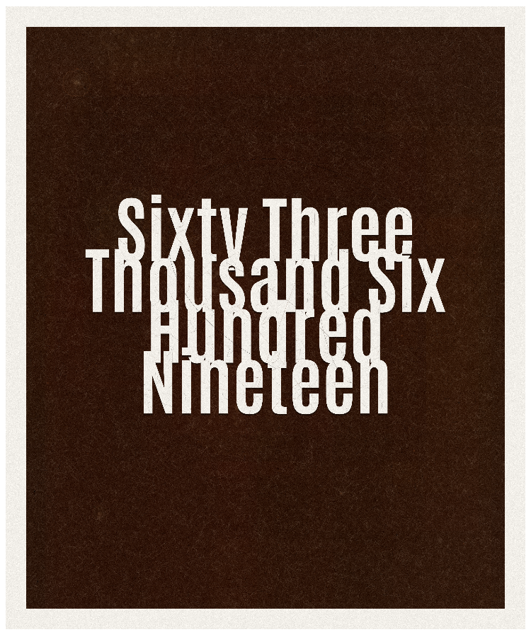 Count #63619
